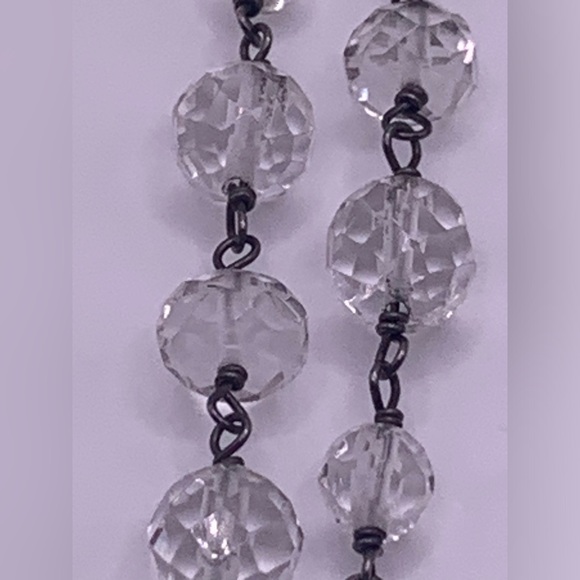 Silpada Vintage Sterling & Quartz Lariat Front Toggle Closure Necklace - Picture 13 of 16